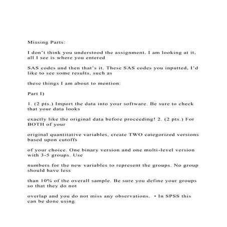 Missing Parts I don’t think you understood the assignment.docx