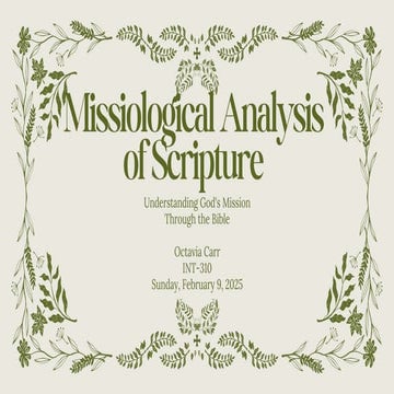 Missiological Analysis of Scripture.pdff