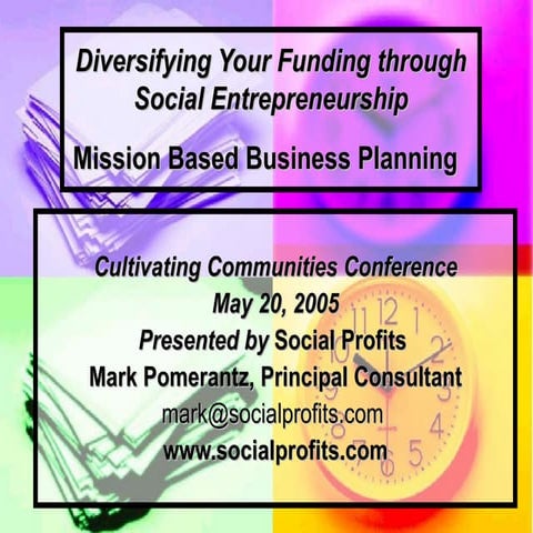 Mission Based Business Planning - Central Oregon Partnership