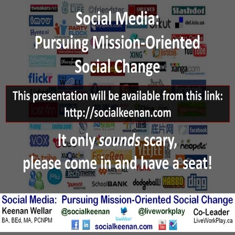 Mission-Oriented Social Media