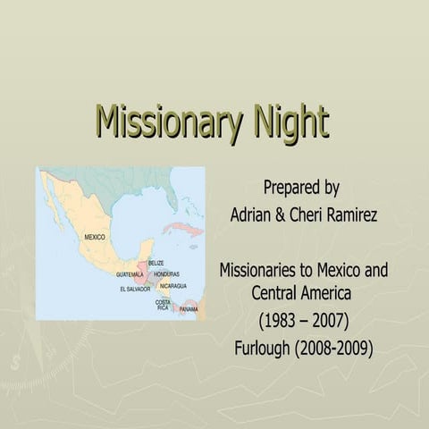 Missionary Presentation
