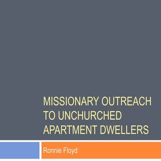 Missionary Outreach to Unchurched A...