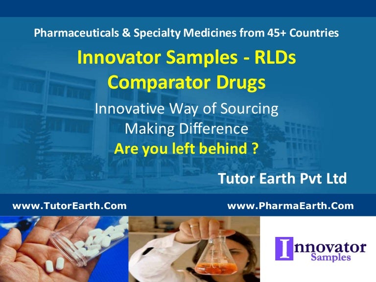 Innovator Samples / Comparator Drugs for Clinical Trials and Research…