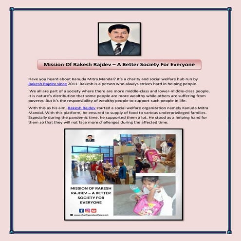 Rakesh Rajdev - A Beacon Of Hope In Pandemic Darkness.pptx