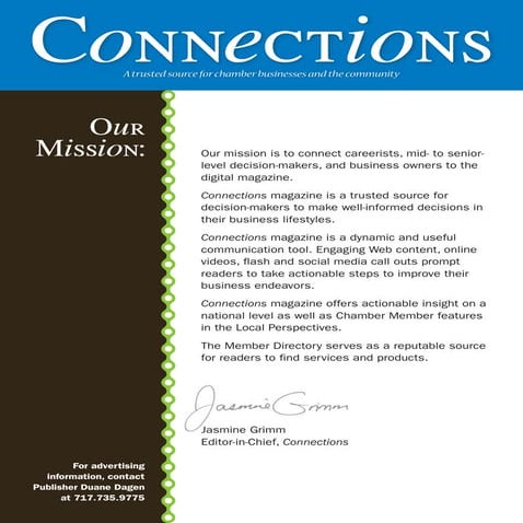 Mission Statement for Connections