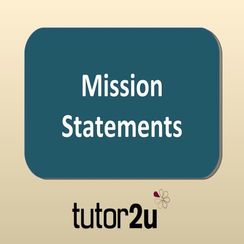 Mission Statements