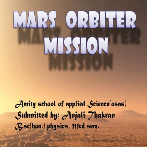 mars orbiter mission