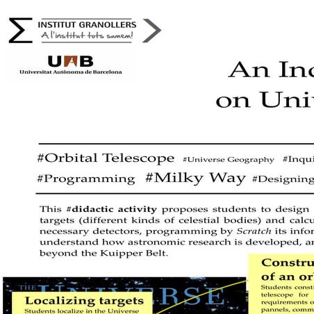 A Project-Based Learning activity on Astronomy at GIFT-EGU