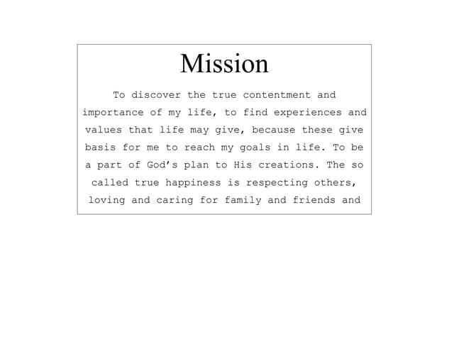 Mission and Vision