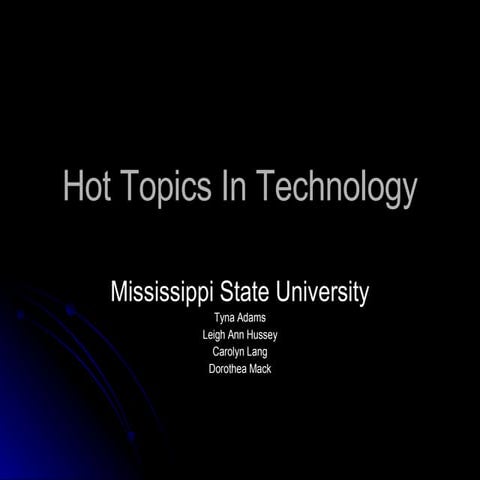 Mississippi State University Adams