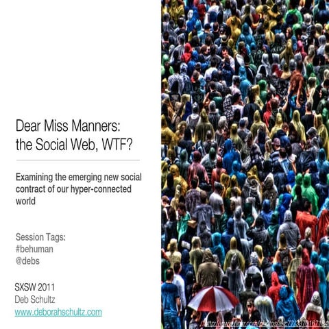 Forging a New Social Contract - SXSW 2011