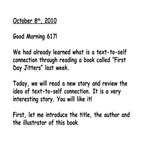 Miss nelson is missing