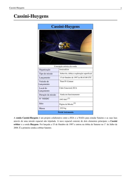Missão cassini