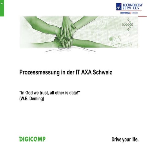 Miss es oder vergiss es! Messen und rappotieren von Service-Management-Prozessen