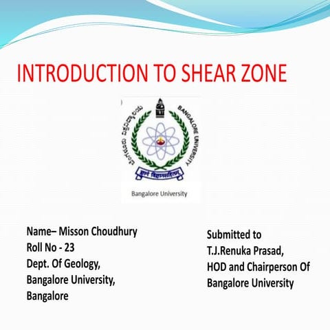 Shear Zone Structural Geology by Misson Choudhury 