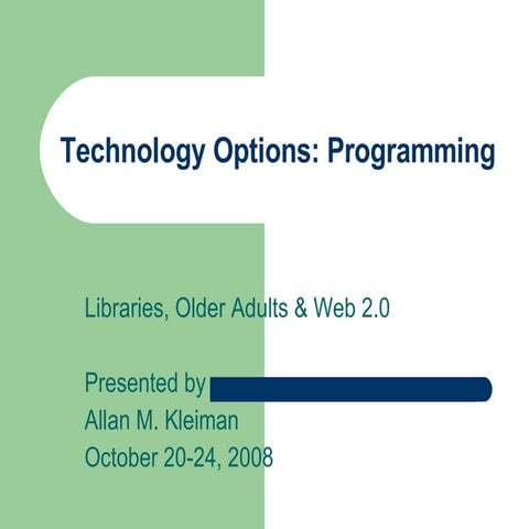 Missouri Technology Options Programming