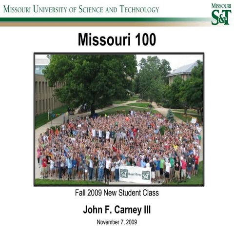 Missouri 100 MST