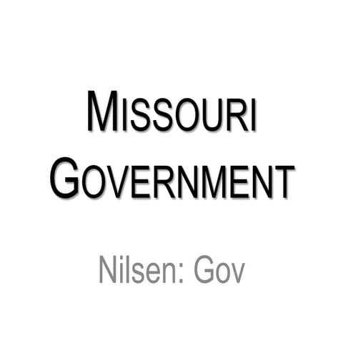 Missouri Government