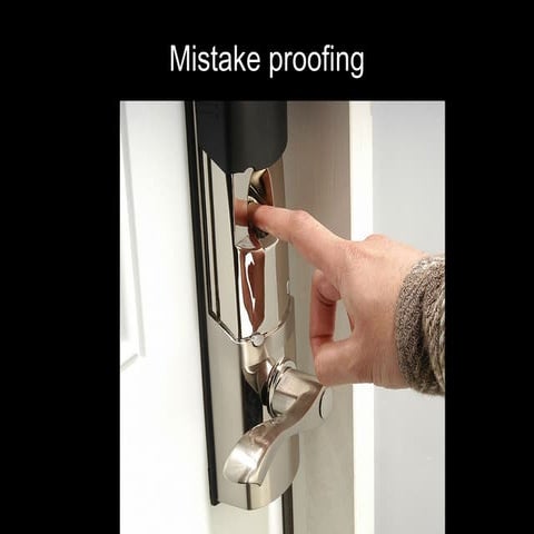 Mistake proofing technique | PPT