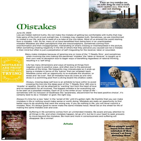 Why making mistakes is important in life | PDF