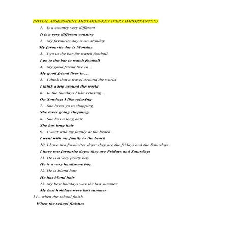 Mistakes initial assessment   copia