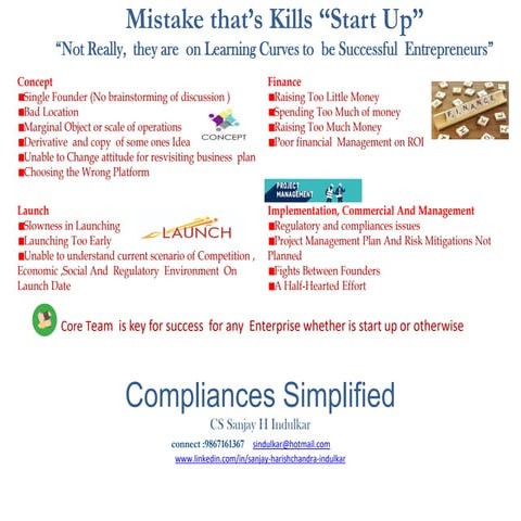 Mistakes that kills startup