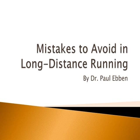 Mistakes to Avoid in Long-Distance Running