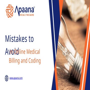 Mistakes to Avoid in Online Medical Billing and Coding