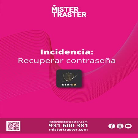 Mister Traster Incidencias StorID Mobile | PDF