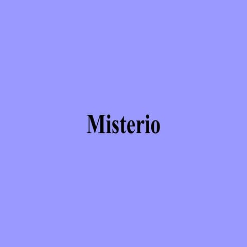 Misterio Por Serenaider