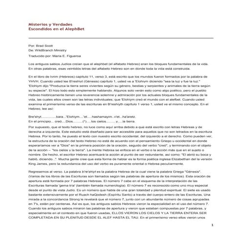 Misterios y verdades