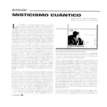 Misticismo cuántico