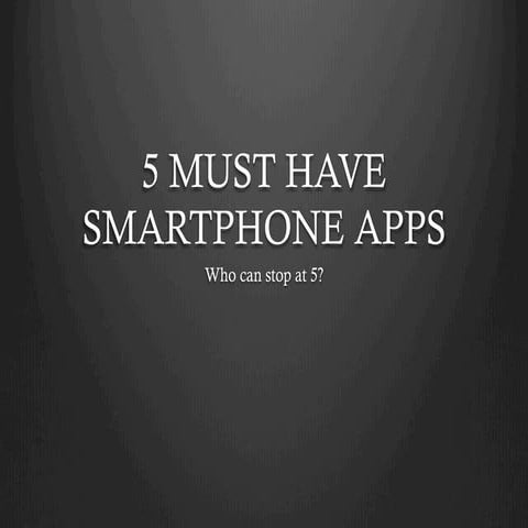 Mist smartphone apps