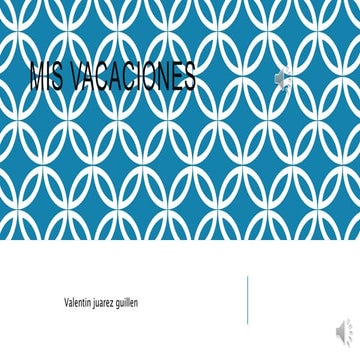 Mis vacaciones pps 