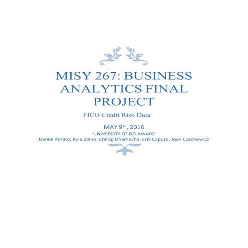 FICO Credit Risk Data | PDF