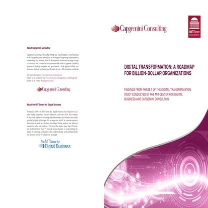Mit digital transformation a roadmap for billion $ companies 2011