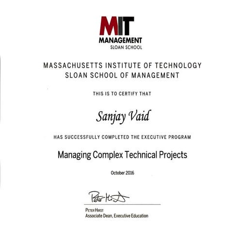 MIT Sloan - Managing complex technical projects. | PDF