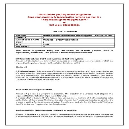 Mit201– operating system