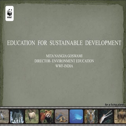 Education for Sustainable Development