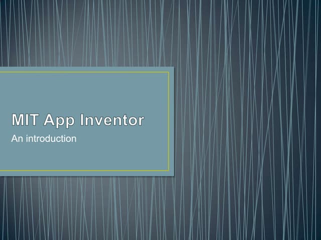 App Inventor Primer