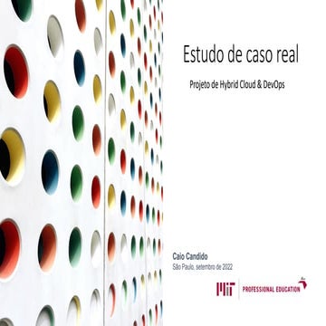 MIT - Estudo de Caso utilizando Cloud & DevOps  