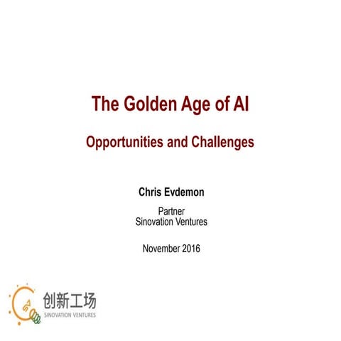 The Golden Age of AI
