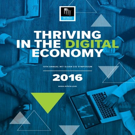 2016 MIT Sloan CIO Symposium Program