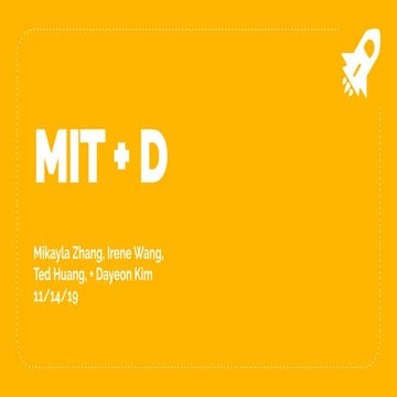 Mit+d week 1 | PDF