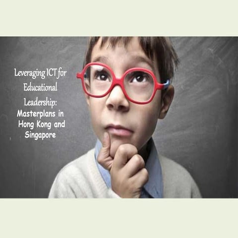 ICT masterplans of Singapore and Hong Kong