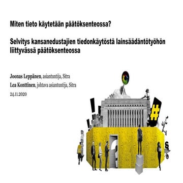 Miten tietoa kaytetaan paatoksenteossa  selvityksen havaintoja