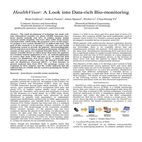 MIT IEEE URTC Proposal for HealthVisor