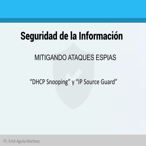 Mitigando ataques espias