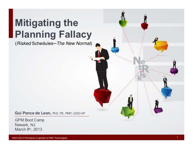 Risk Modeling and Analysis (Mitigating the Planning Fallacy)