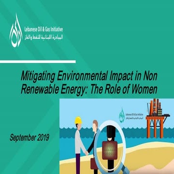 Mitigating environmental impact in non renewable energy the role of women